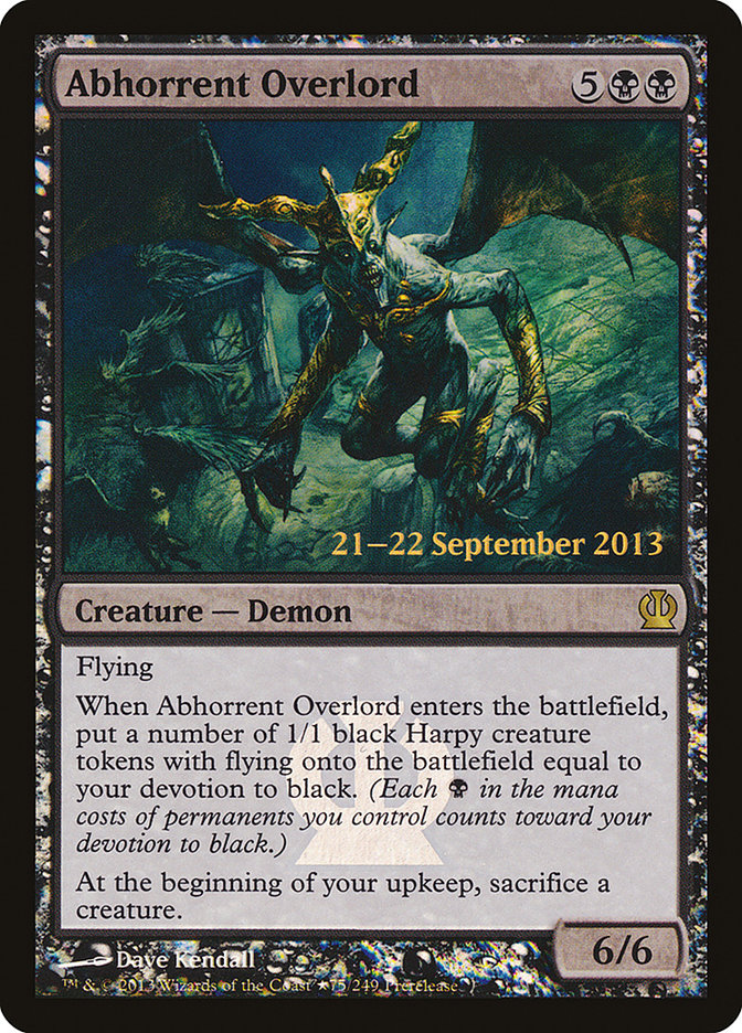 Abhorrent Overlord [Promociones de presentación de Theros] 