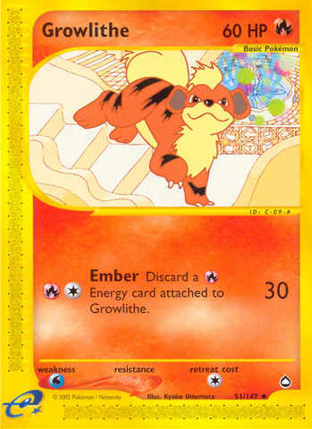 Growlithe (51/147) [Acuápolis] 