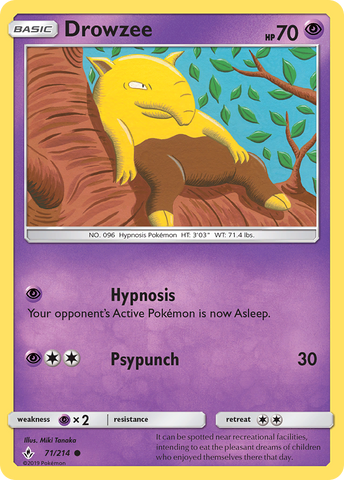 Drowzee (71/214) [Sol y Luna: Vínculos inquebrantables] 