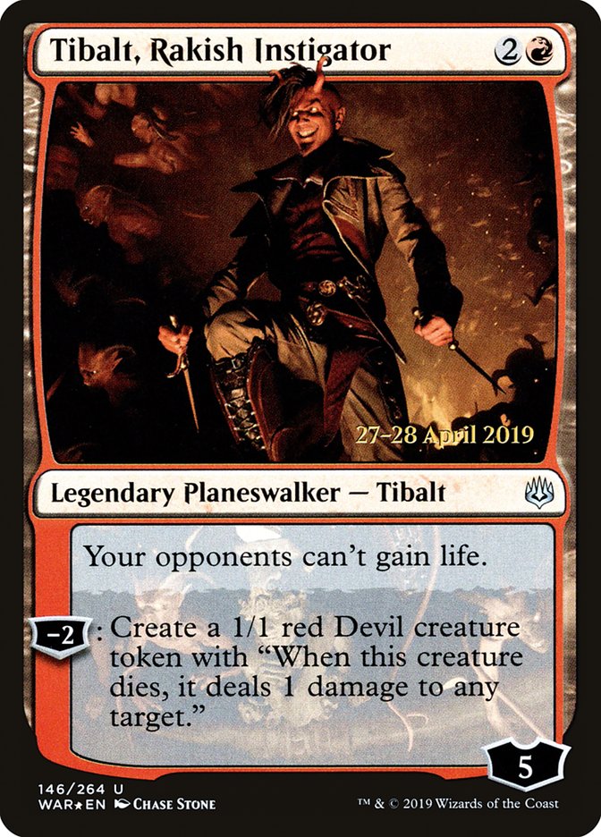 Tibalt, instigador libertino [Promociones de presentación de War of the Spark] 
