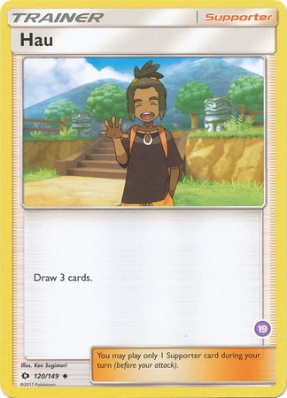 Hau (120/149) (Exclusivo de cubierta n.° 19) [Sol y Luna: Kit de entrenador - Alolan Sandslash] 