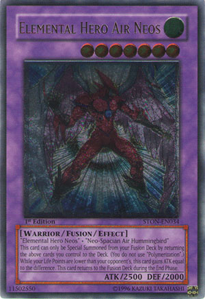 Elemental Hero Air Neos [STON-EN034] Último Raro 