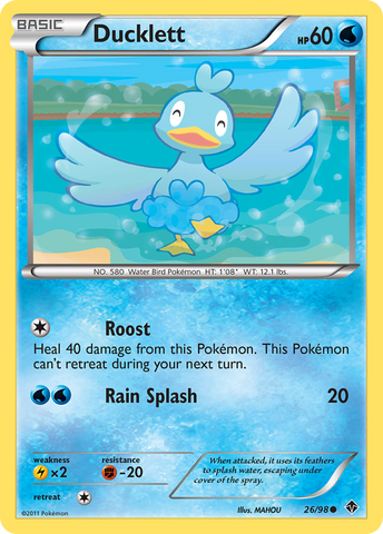 Ducklett (26/98) [Blanco y negro: poderes emergentes] 