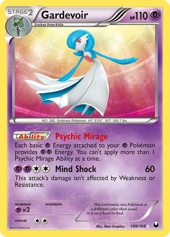 Gardevoir (109/108) [Blanco y negro: Exploradores oscuros] 