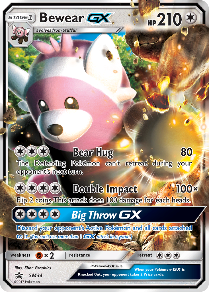 Bewear GX (SM34) [Sol y Luna: Promociones de Black Star] 