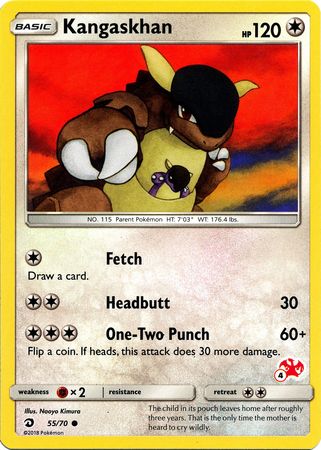 Kangaskhan (55/70) (Sello Charizard n.° 4) [Academia de batalla 2020] 