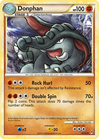 Donphan (42/95) [HeartGold y SoulSilver: Call of Legends] 