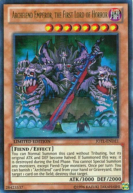 Emperador Archidemonio, el Primer Señor del Terror [JOTL-ENDE1] Ultra Raro 