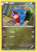 Gible (86/124) [Blanco y negro: Dragones exaltados] 