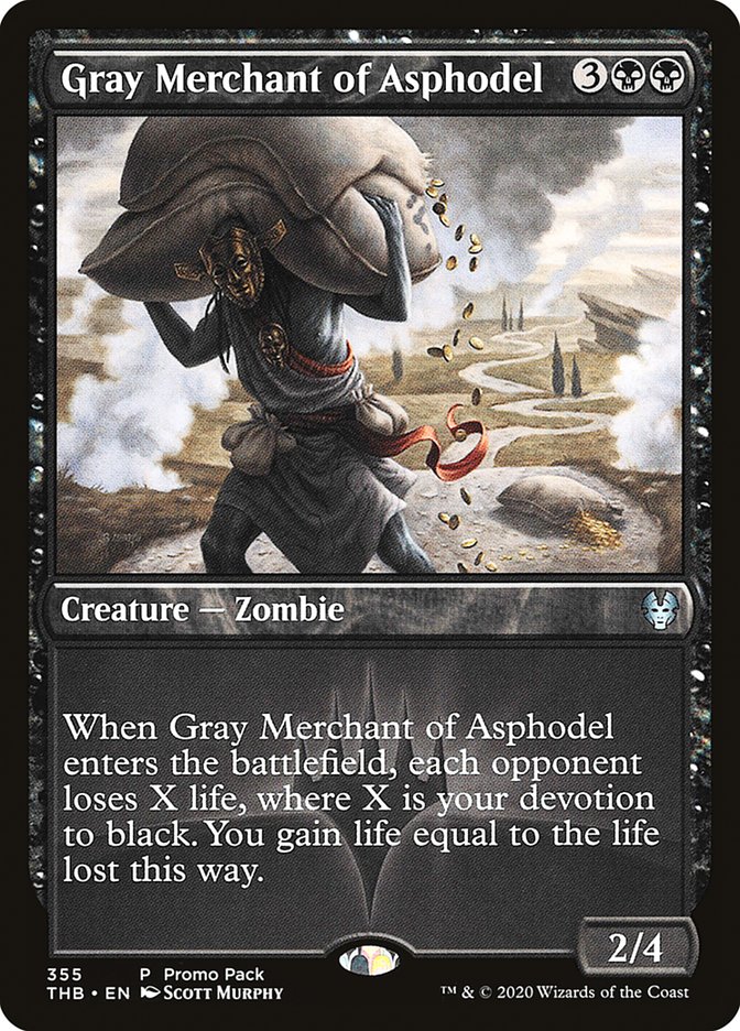 Comerciante gris de Asphodel (paquete promocional) [Theros Beyond Death Promos] 