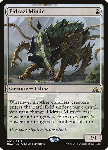 Mimic Eldrazi [Juramento de los Guardianes] 