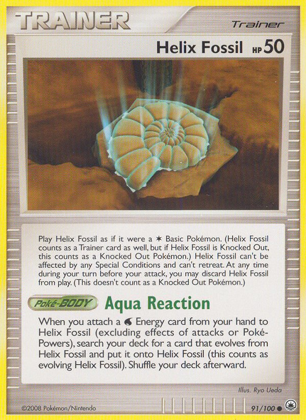 Helix Fossil (91/100) [Diamante y perla: Amanecer majestuoso] 