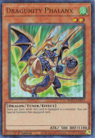 Dragunity Phalanx (Duel Terminal) [HAC1-EN153] Paralelo Raro 