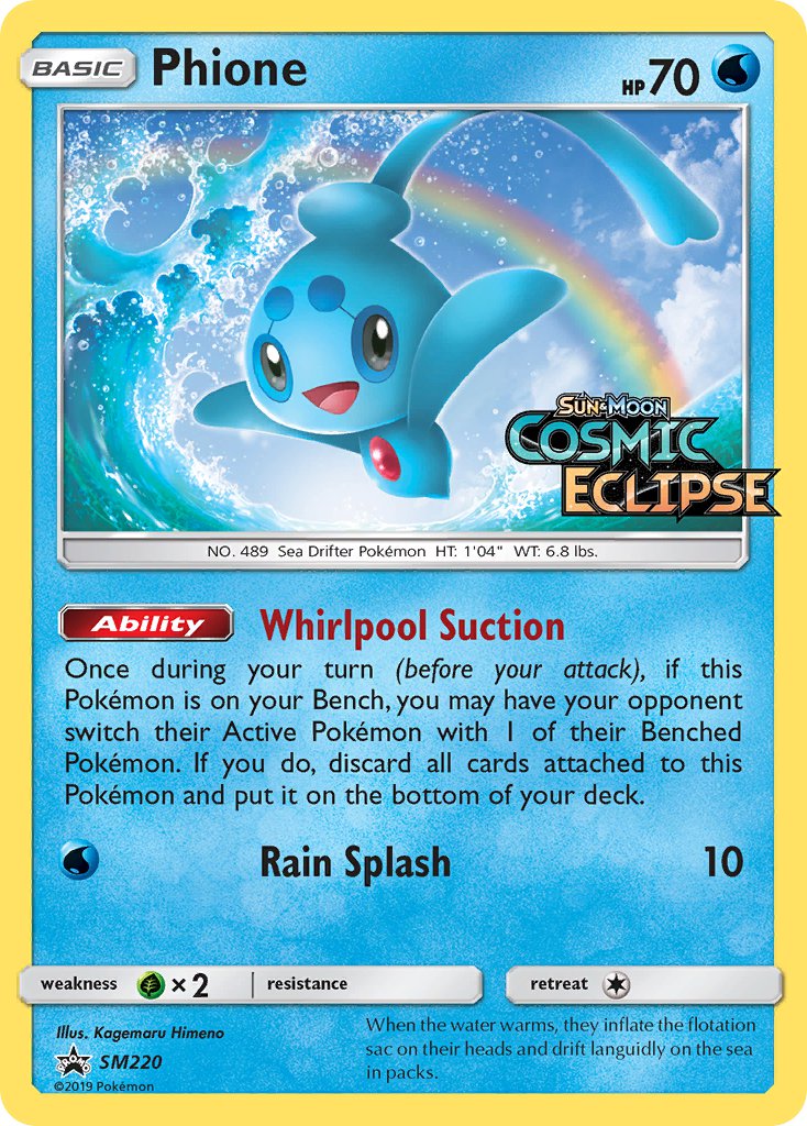 Phione (SM220) [Sol y Luna: Promociones de Black Star] 