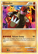 Groudon (6/95) (Exclusivo de la baraja temática) [HeartGold y SoulSilver: Call of Legends] 