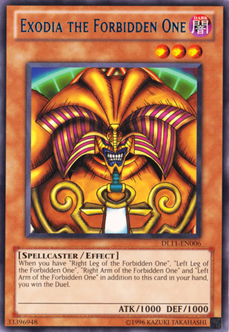 Exodia el Prohibido (Azul) [DL11-EN006] Raro 