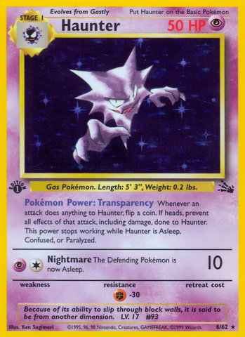 Haunter (6/62) [Fossil 1.ª edición] 