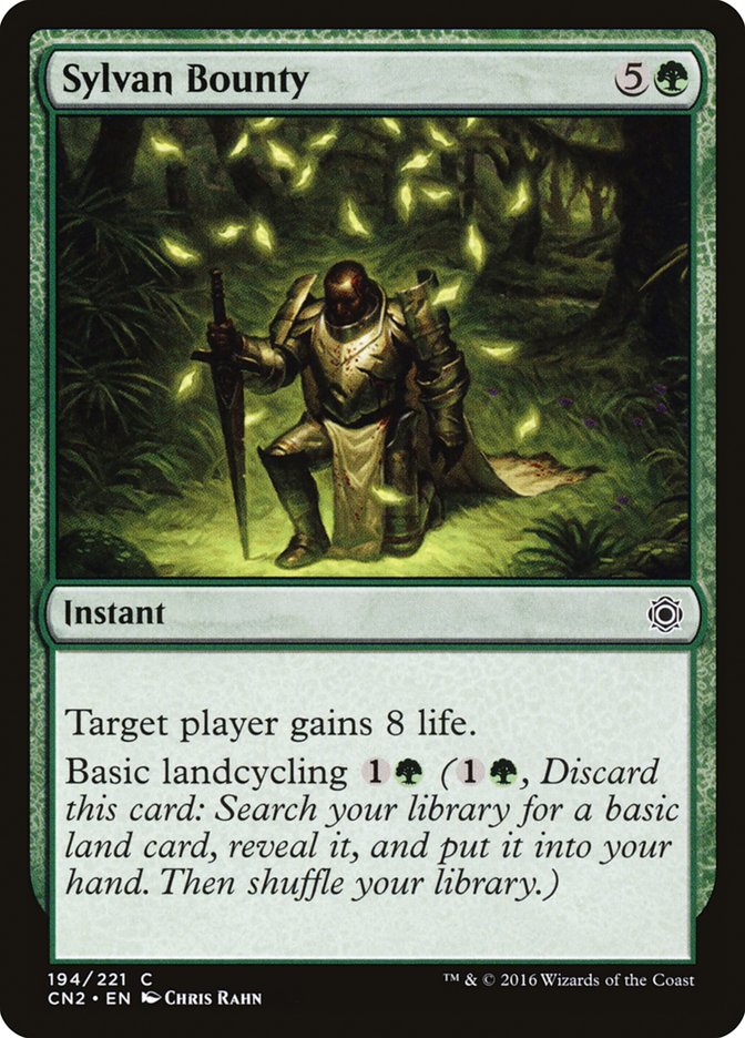 Sylvan Bounty [Conspiración: Toma la corona] 