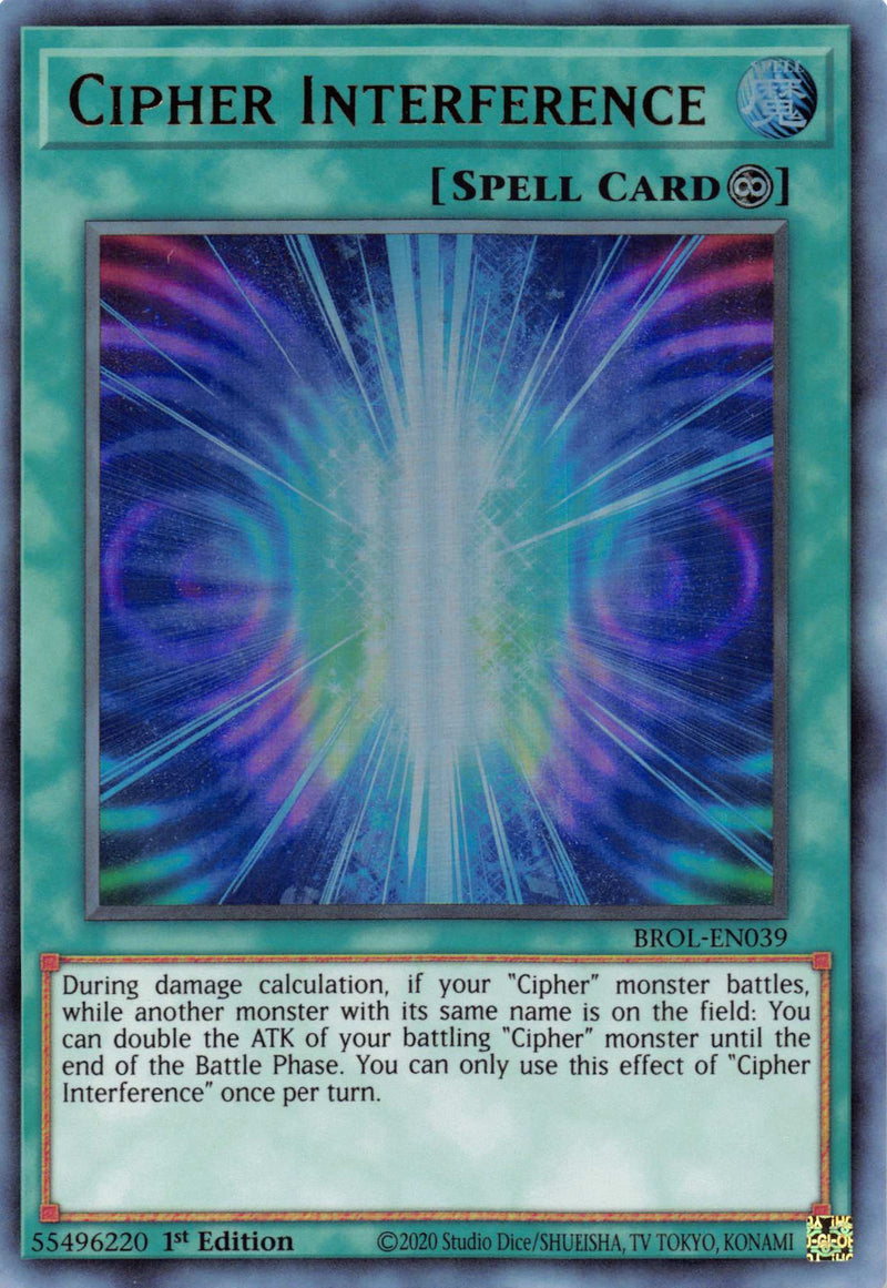 Interferencia de cifrado [BROL-EN039] Ultra rara 