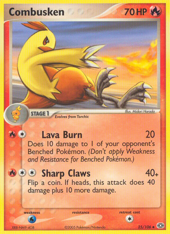 Combusken (25/106) [EX: Esmeralda] 