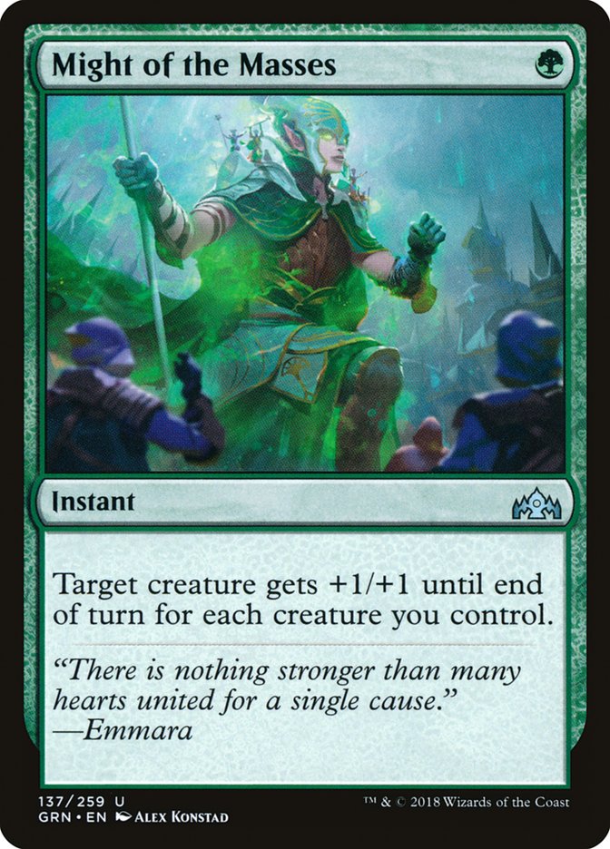 Poder de las masas [Gremios de Ravnica] 