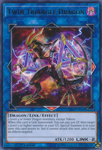 Dragón Triángulo Gemelo [CIBR-EN046] Raro 