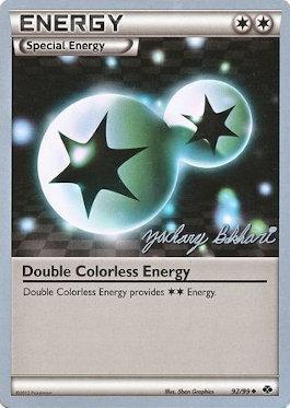 Doble energía incolora (92/99) (CMT - Zachary Bokhari) [Campeonato del Mundo 2012] 