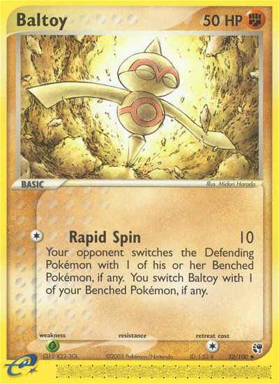 Baltoy (32/100) [EX: Tormenta de arena] 