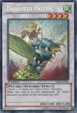 Daigusto Falcos [HA06-EN049] Secreto Raro 