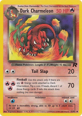 Charmeleon oscuro (32/82) [Team Rocket Unlimited] 