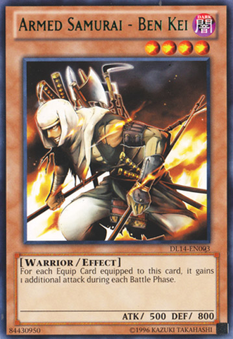 Samurai armado - Ben Kei (verde) [DL14-EN003] Raro 