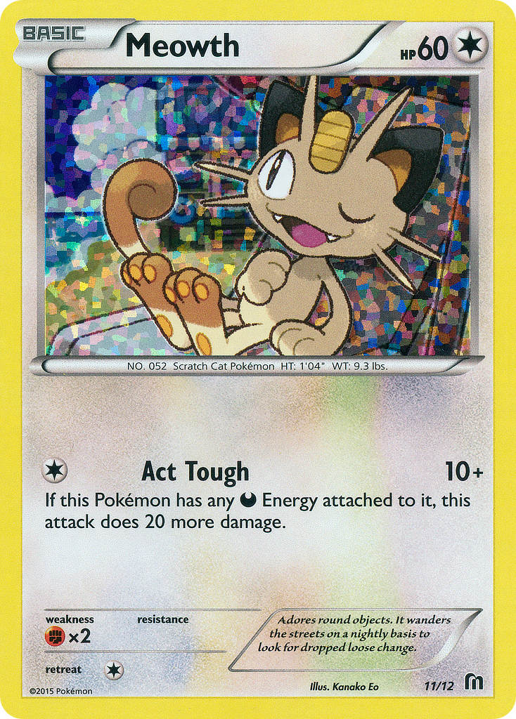Meowth (12/11) [Promociones de McDonald's: Colección 2016] 