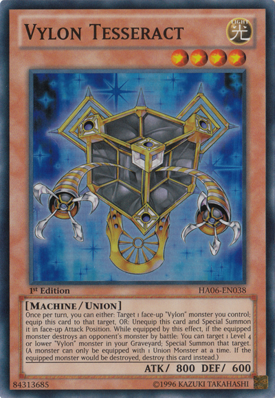 Vylon Teseracto [HA06-EN038] Súper Raro 