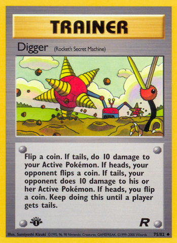 Excavador (75/82) [Equipo Rocket 1.ª edición] 