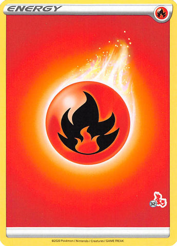 Energía de fuego (Sello de Cinderace n.° 32) [Battle Academy 2022] 