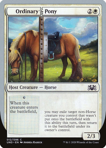 Poni ordinario [no autorizado] 