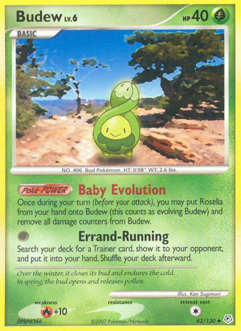 Budew (43/130) [Diamante y perla: conjunto básico] 