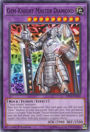 Diamante maestro Caballero de Gemas [SP15-EN030] Común 