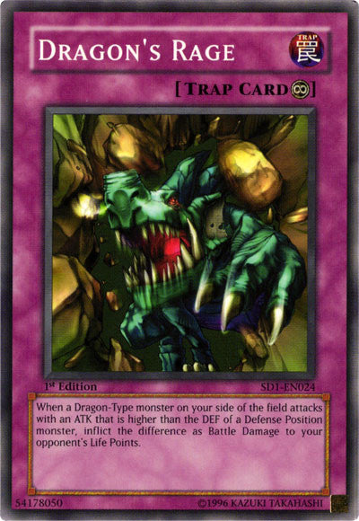 Furia del Dragón [SD1-EN024] Común 