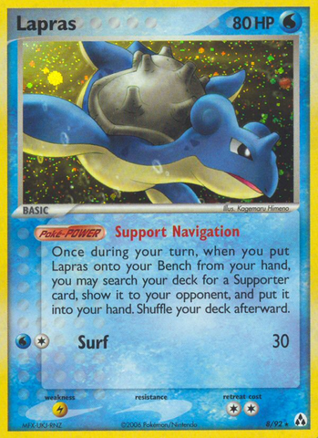 Lapras (8/92) [EX: Creador de leyendas] 