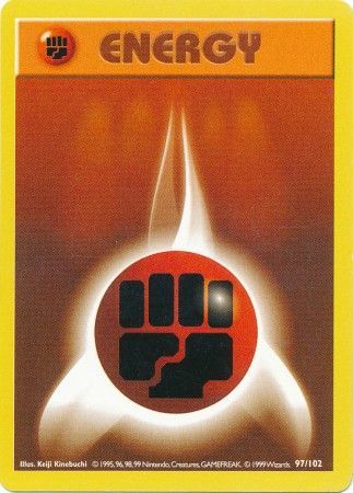 Fighting Energy (97/102) [Conjunto básico Shadowless Unlimited] 