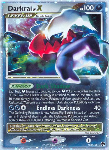 Darkrai LV.X (104/106) [Diamante y Perla: Grandes encuentros] 