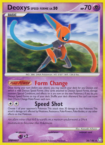 Forma de velocidad de Deoxys (26/146) [Diamante y Perla: Leyendas despiertas] 