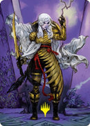 Tarjeta artística The Wandering Emperor 1 (firma estampada en oro) [Kamigawa: Neon Dynasty Art Series] 